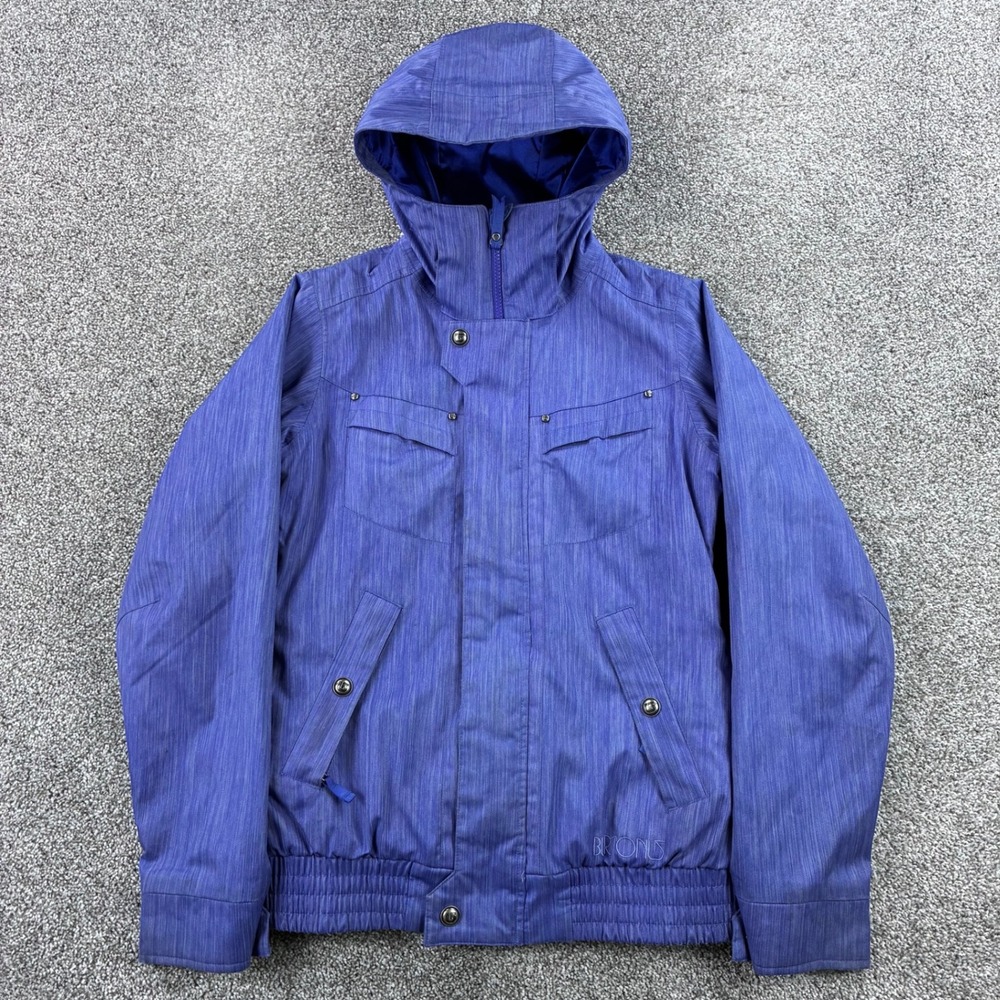 Burton‎ Tabloid Jacket Women's Small Purple Snowboard Ski Hooded Insulated